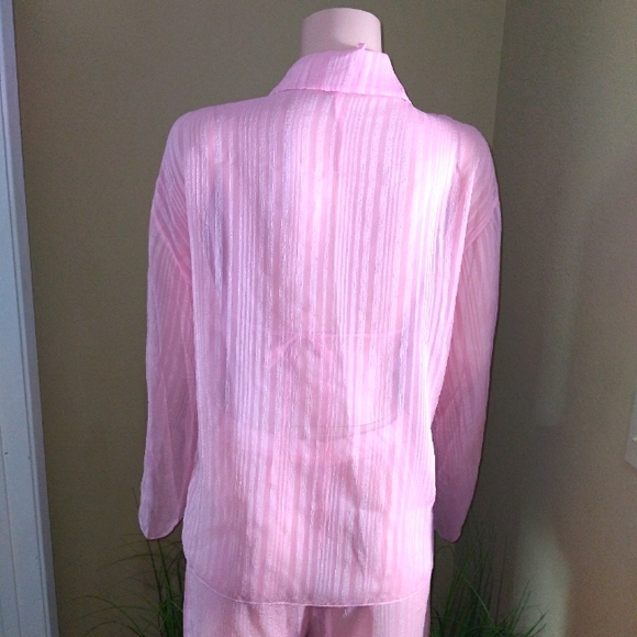 3 Piece Sheer Pink Sexy Swimsuit Pants Set - Picture 6 of 12